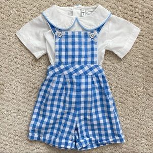 Rachel Riley Heritage Collection Dungaree Set - 6M